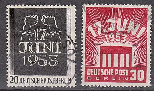 Berlin (West) 110/11 Volksaufstand 17. Juni 1953 Brandenburger Tor, gefesselte Hände
