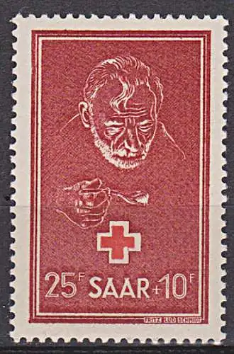 Sarre Saarland 292 ** Rotes Kreuz Armenspeisung