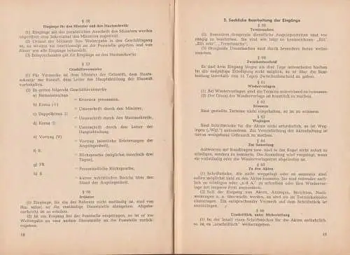 Dienstordnung der Deutschen Demokratischen Republik vom 3. November 1949 mit Ergänzungen 1.11.1950, Max Seydewitz