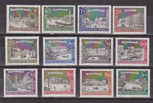 Alt-Berlin BERLIN 218/29 postfrisch, dabei Opernhaus, Universität, Mauerstr., Potsdmr Platz, Fischerbrücke, Grunewaldsee