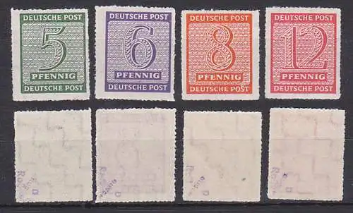 Rosswein Roßwein, postfrisch mit Postemeisterzähnung 116/19 DX geprüft