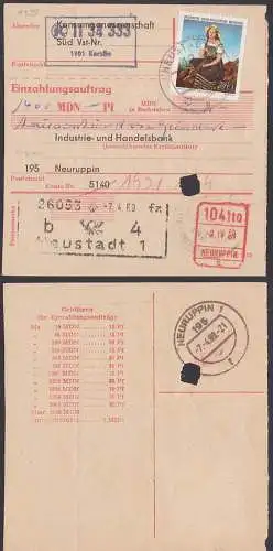 Dresden Gemäldegalerie Neue Meister 70 Pg. in EF auf Einzahlungsauftrag DDR 1398 Mädchen mit Gitarre, Neustadt