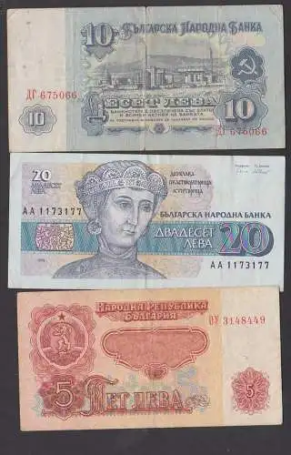 Lot Banknoten bis 1992 unterschiedliche Erhaltung