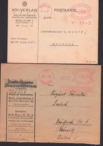 Berlin-Charlottenburg, NW7 AFS dt. beamten Feuerversicherung, VDI(ngenieure) Verlag