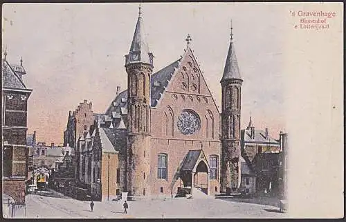 NL 's Gravenhage Den Haag Binnenhof e Lotterijzaal 1909 nach Mühlhausen Elsass