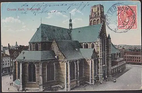 Rotterdam 1928 Groot Kerk Große Kirche