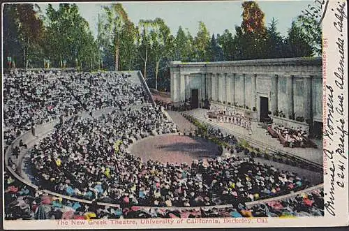 BERKELEY The New Greek Thatre University of California 1906 Griechische Theater
