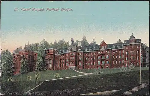 PORTLAND Oregon St. Vincent Hospital ca. 1910