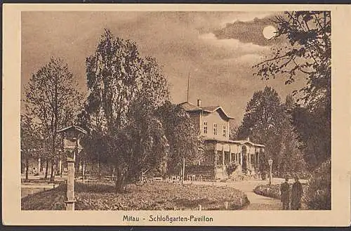 Mitau Schlossgarten 1917