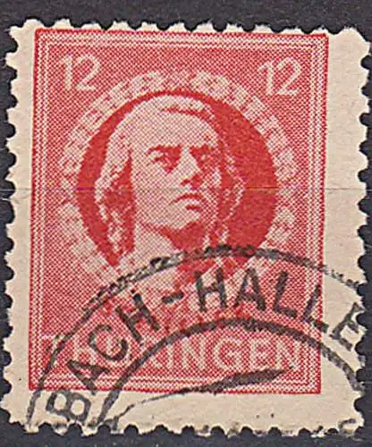 Friedrich von Schiller Dichter gest. SBZ 97A Thüringen OPD Erfurt 12 Pfg