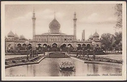 Kobenhagen Köbenhavn Tivoli Koncertsal Magasin du Nord Carte postale 1914