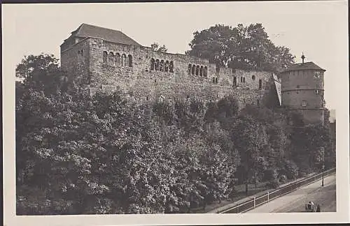 Ak EGER CHEB Blick auf die Kaiserburg Fotokarte ca. 1930