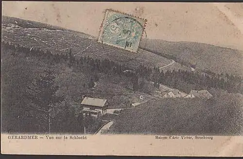 Gerardmer GerdseeVue sur la Schlucht Restaurant Gaststätte 1908