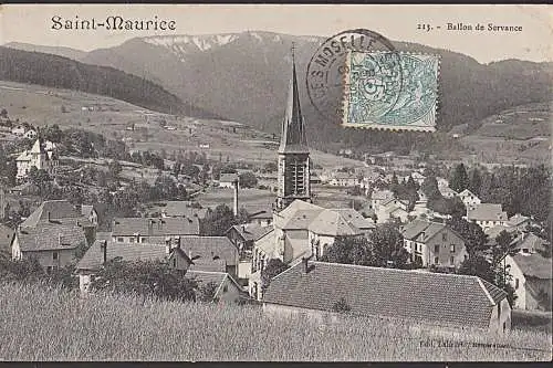 Sant Maurice Ballon de Servance Moselle Vosges 1908