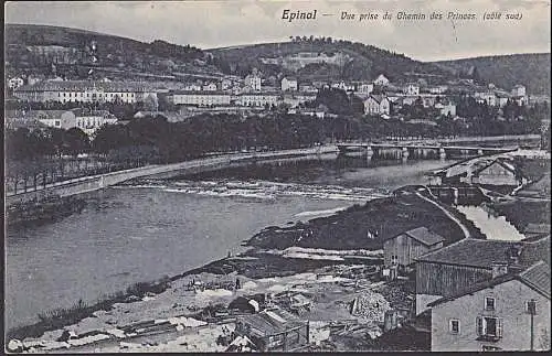 EPINAL Vue prise du Chemin des Princes (cote sud) carde postale