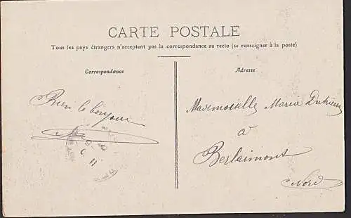 Ak Belfort Le Lio oeuvre de Bartholdi Löwe Denkmal Franche-Comté carte postale 1907