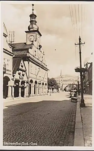 Vrchlabí Hohenelbe Sudeten-Gau Rathaus Photokarte * Photokarte