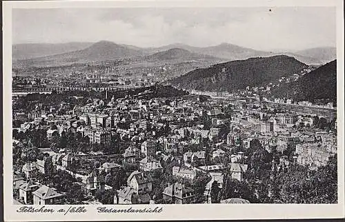 Tetschen Decin an der Elbe Gesamtansicht rs. unbeschriftet