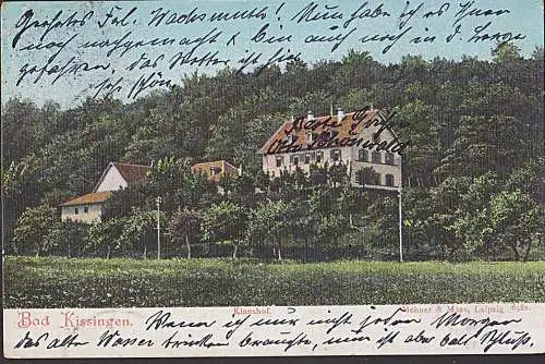 BAD KISSINGEN Klaushof 1905