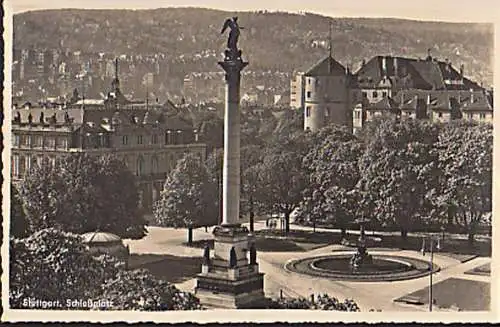 STUTTGART Schloßplatz Denkmal MWSt. Stadt der Auslandsdeutschen Propaganda