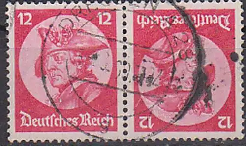 Germany Friedrich der Große Kehrdruck MiNr. K18 gest.  Deutsches Reich