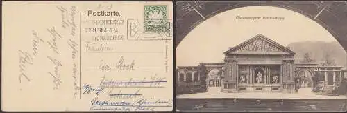 1910 Passionsspiele MWSt mit Oberammergau 22.10.10, Passionsbühne