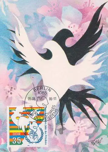 MC Internationales Jahr des Friedens 1986, DDR 3036