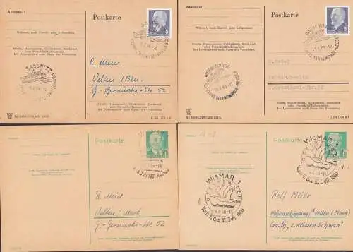 Wismar, Warnemünde Sassnitz, vier SSt. Ostseewoche, Fähre Warnemünde - Gedser, Sassnitz - Trelleborg