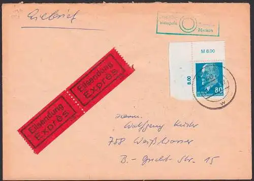 Walter Ulbricht DDR 1331 OR3 50 Pfg. mit Ränder