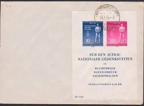 Braunsdebra über Merseburg 13.4.55 Buchenwald, Block 11