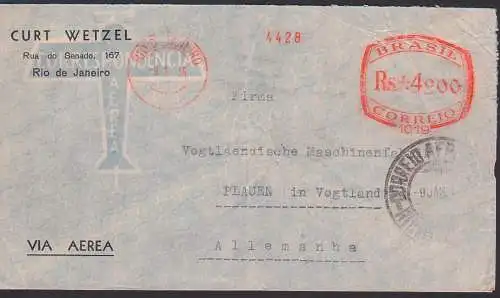 Brasilien Brasil AFS 9.1.35 Rio de Janeiro nach Deutschland Allemanha