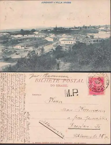 Brasilien Jundiahy villa arens St. Paolo 1910 nach Dresden