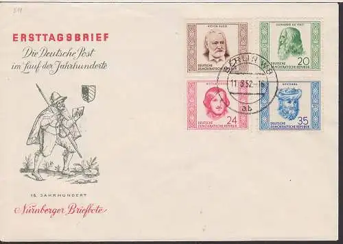 Persönlichkeiten Victor Hugo Leonardo da Vinci Nicola Gogol Avicenna FDC (311/14)