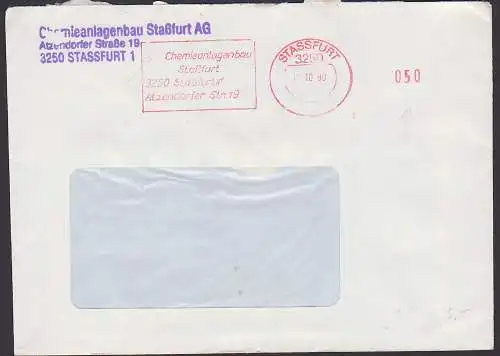 Stassurt Chemieanlagenbau, AFS aptiert VEB und Wertstempelrahmen 12.10.90