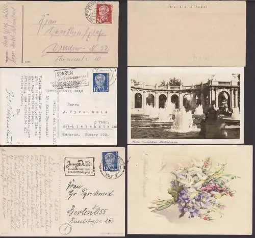 Wilhelm Pieck auf Karte bzw. Brief MWSt. Junge Welt Die erste Tageszeitung der deutschen Jugend