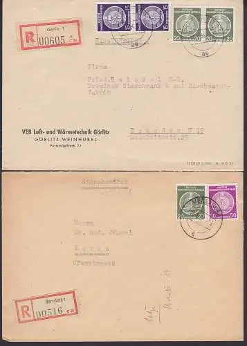 G?rlitz, Merseburg 2 R-Bfe, Luft- und W?rmetechnik, Rat des Kreises Merseburg 25.6.56