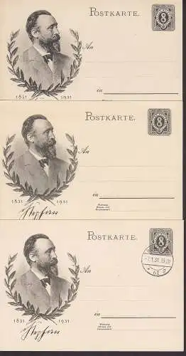 Staatssekret?r v. Stephan 1831 - 1931 P 211 mit Ost. Berlin vom Ersttag, einmal ungebraucht