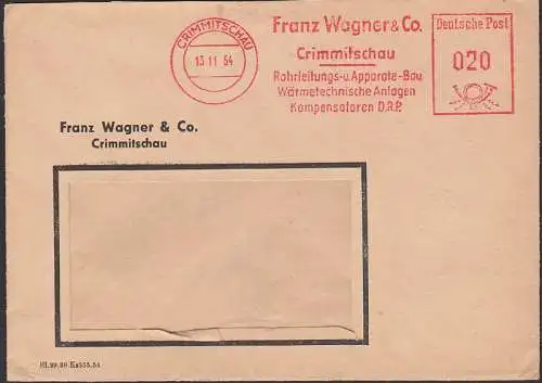 Crimmitschau AFS 13.11.54 Franz Wagner & Co