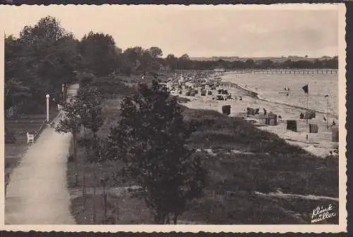 Boltenhagen Echte Photokarte von Klinkmüller Klütz i. M. Strandleben, unbeschrieben