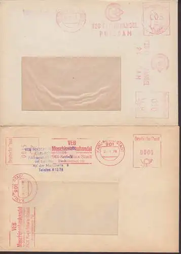 Potsdam-Babelsberg, Karl-Marx-Stadt je zwei AFS-Abschlge wegen Portokorrektur 1977, 1978