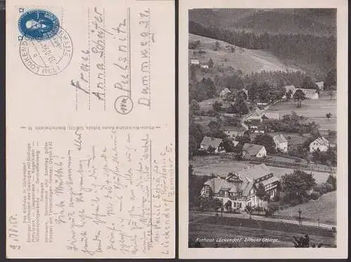 Lckendorf ber Zittau 9.10.50 12 Pfg Akademie (266) auf Ak Kurhaus