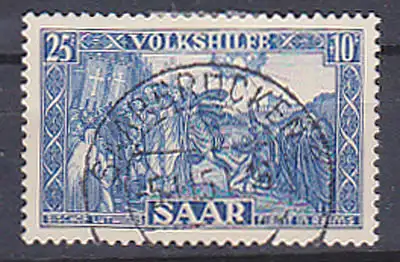 Volkshilfe 1950 25 + 10 Fr Lutwinus (302) gest