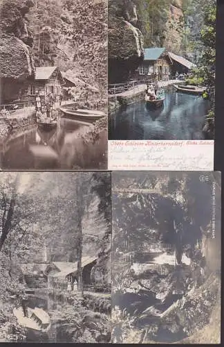 Hinterhermsdorf, Wehr, Boote, Bootsverleih, Bootsstation, Gasstättenst. Lichtenhainer Wasserfall