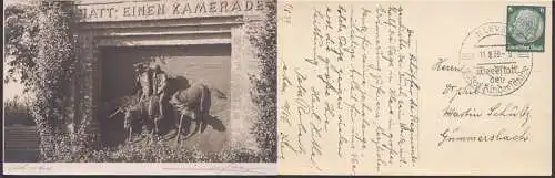 Kleve SSt. Werkstatt der guten Kinderschuhe 11.8.39 Fotokarte HAT EINEN KAMARADE