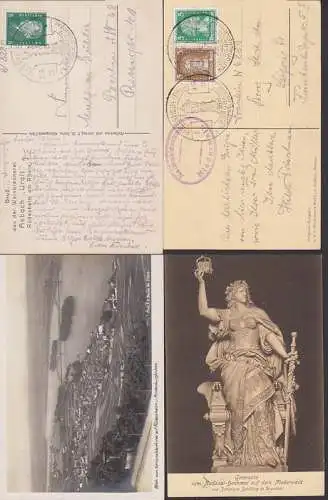 Rdesheim SSt. Bergbahn, Fotokarte Gruá aus Weinbrennerei Asbach "Uralt" 27.6.1929