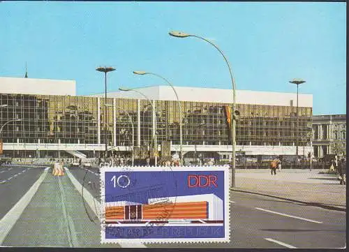 MC 2121 Palast der Republik Berlin auf Ansichtskarte