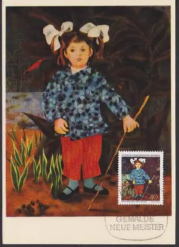 MC 1396 Gemldegalerie Dresden Kind in chinesischer Tracht auf Ansichtskarte