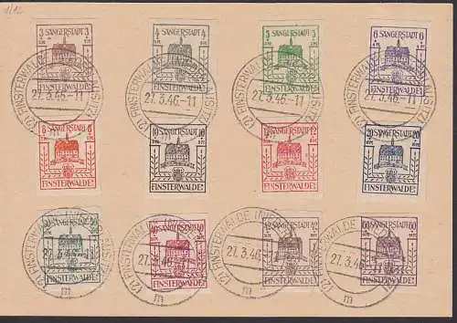Finsterwalde die Sngerstadt Marken auf Unterlage 27.3.46 (1/12)