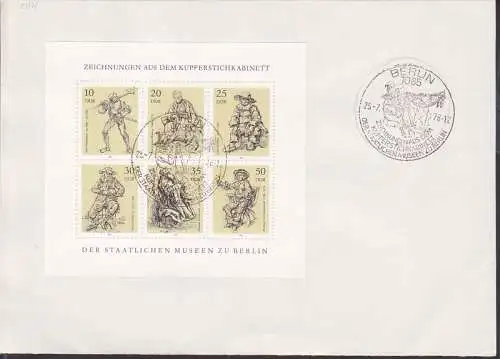 Kupferstichkabenett Klbg. SSt. 25.7.78 auf Unterlage (2357/62)