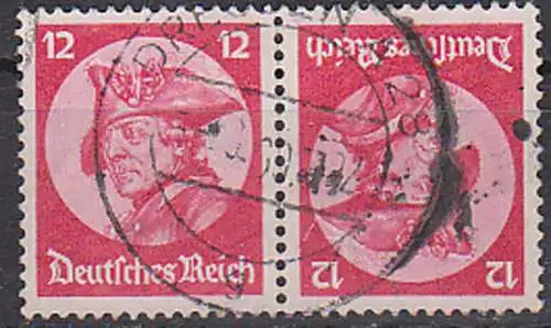 Germany Friedrich der Große Kehrdruck MiNr. K18 gest.  Deutsches Reich